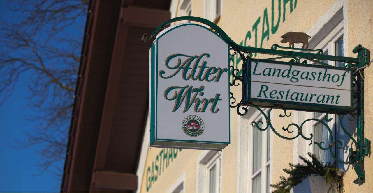 Hotel Alter Wirt Hallbergmoos Kültér fotó